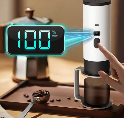 Pantalla digital de la cafetera Ovunque